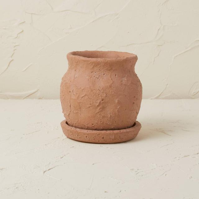 5.5" Terracotta Planter Brown Clay - Opalhouse™ designed with Jungalow™
