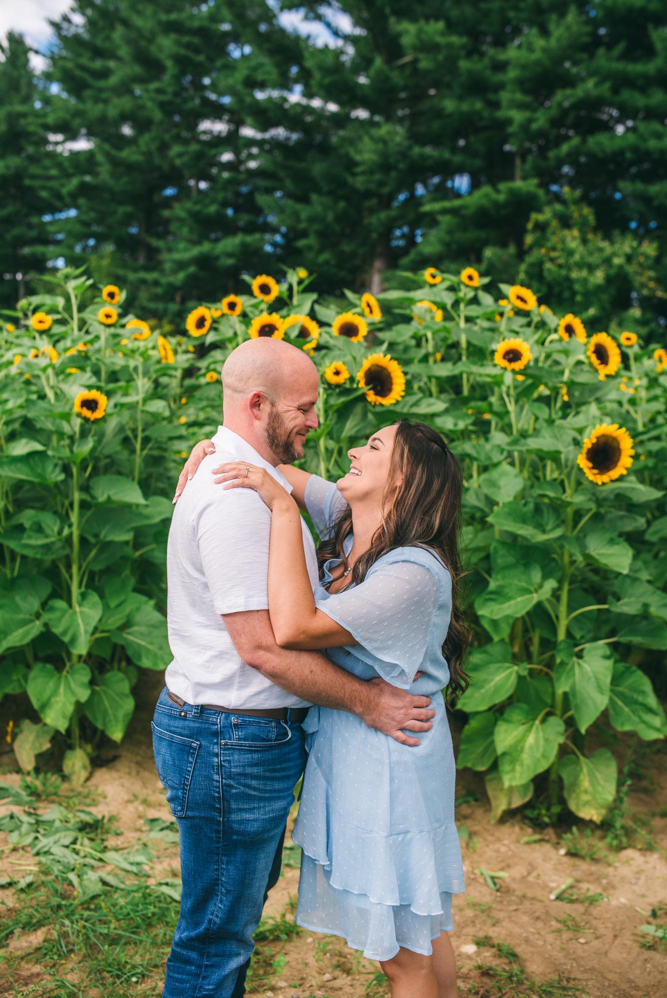 Engagement Photos at Parlee Farms in Tyngsborogh, MA