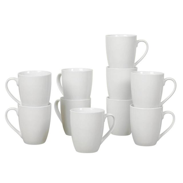 13oz 10pk Porcelain Catering Mugs White - Tabletops Gallery