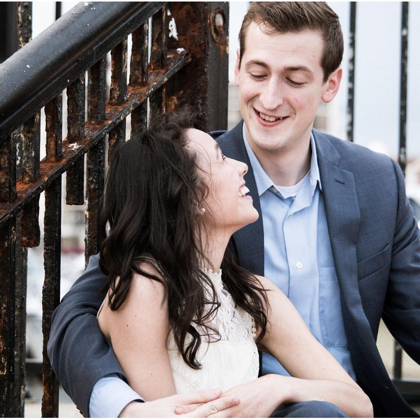 We smile a lot more when we're around each other.