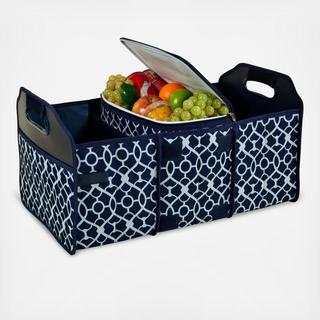 Folding Trunk Organizer with Detachable 20-Can Cooler