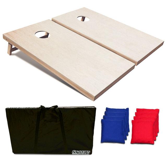 Sports Festival Regulation Size Wooden CornHole Set
