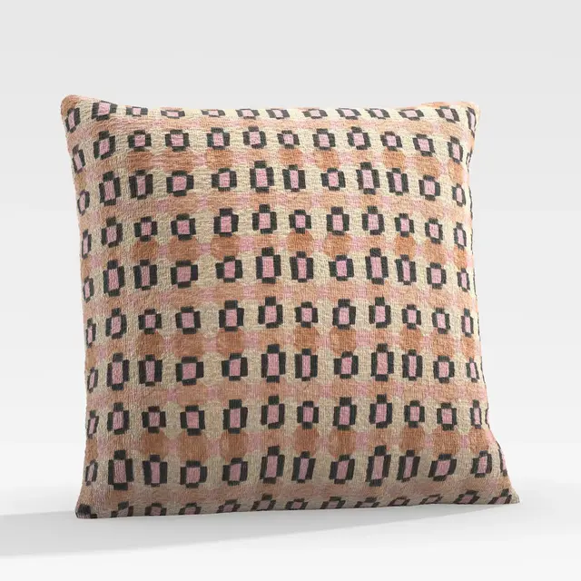 Garner 20" Blush Outdoor Pillow