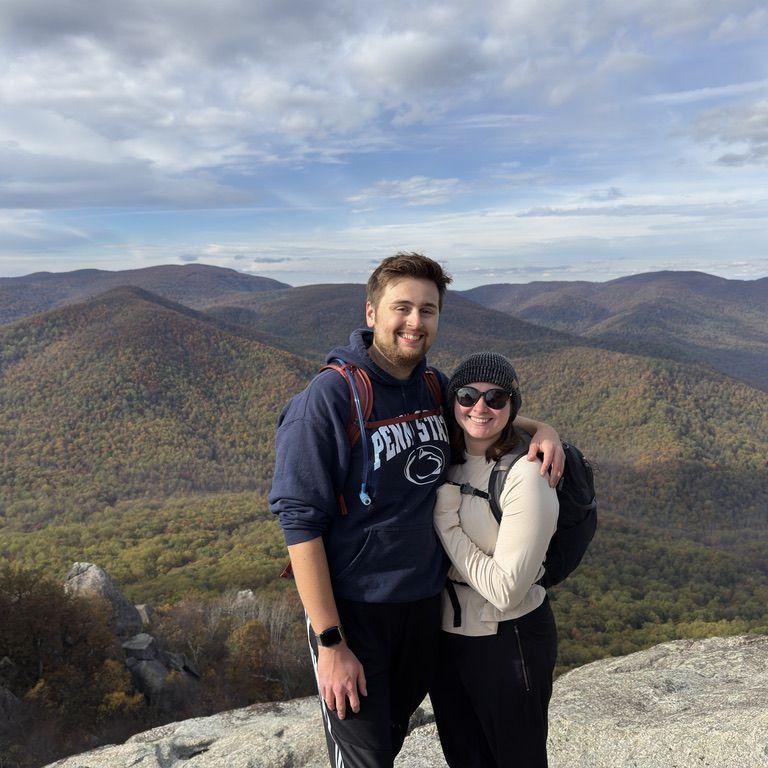 The summit of Old Rag Mt. in Shenandoah national park