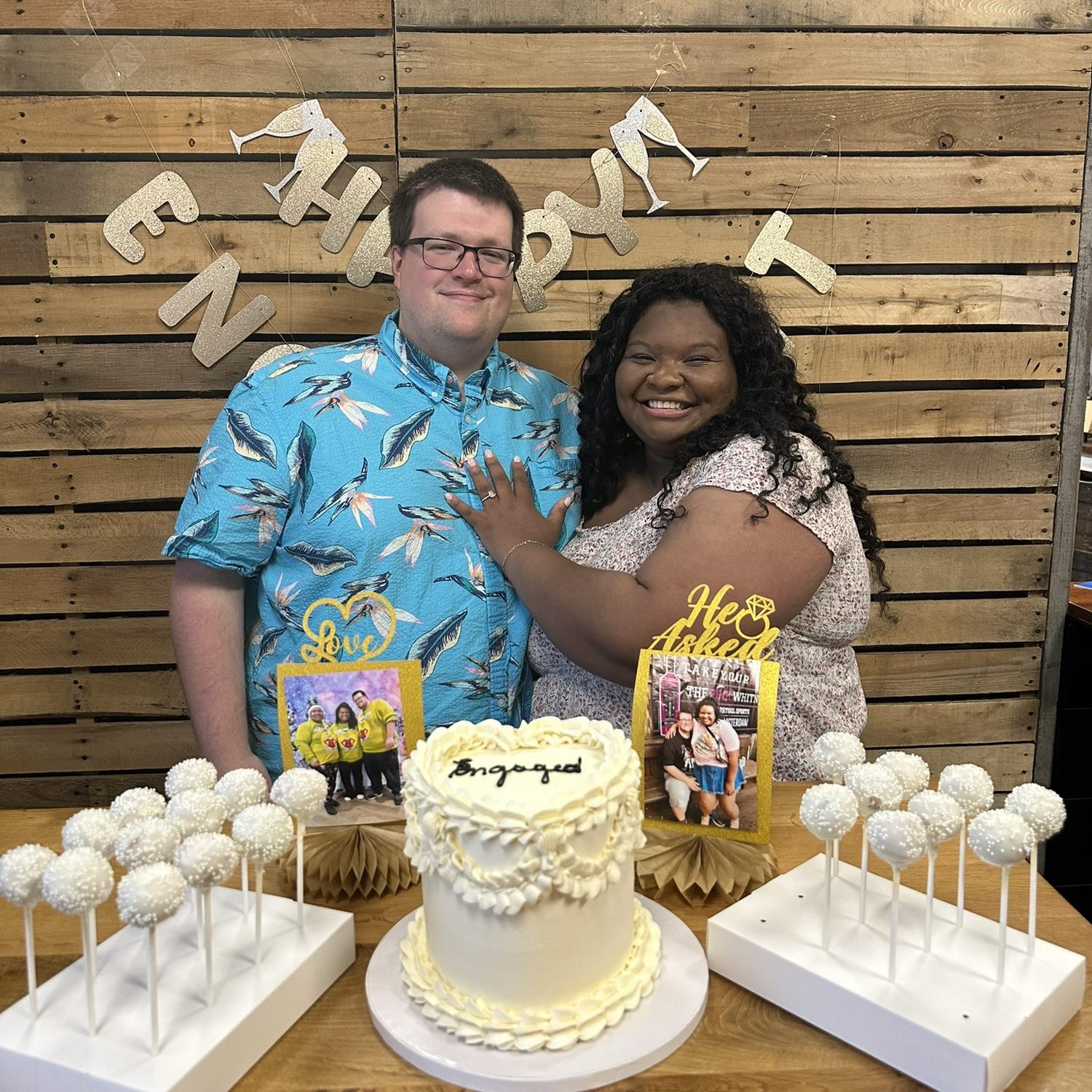 Surprise engagement party to celebrate with Ohio friends