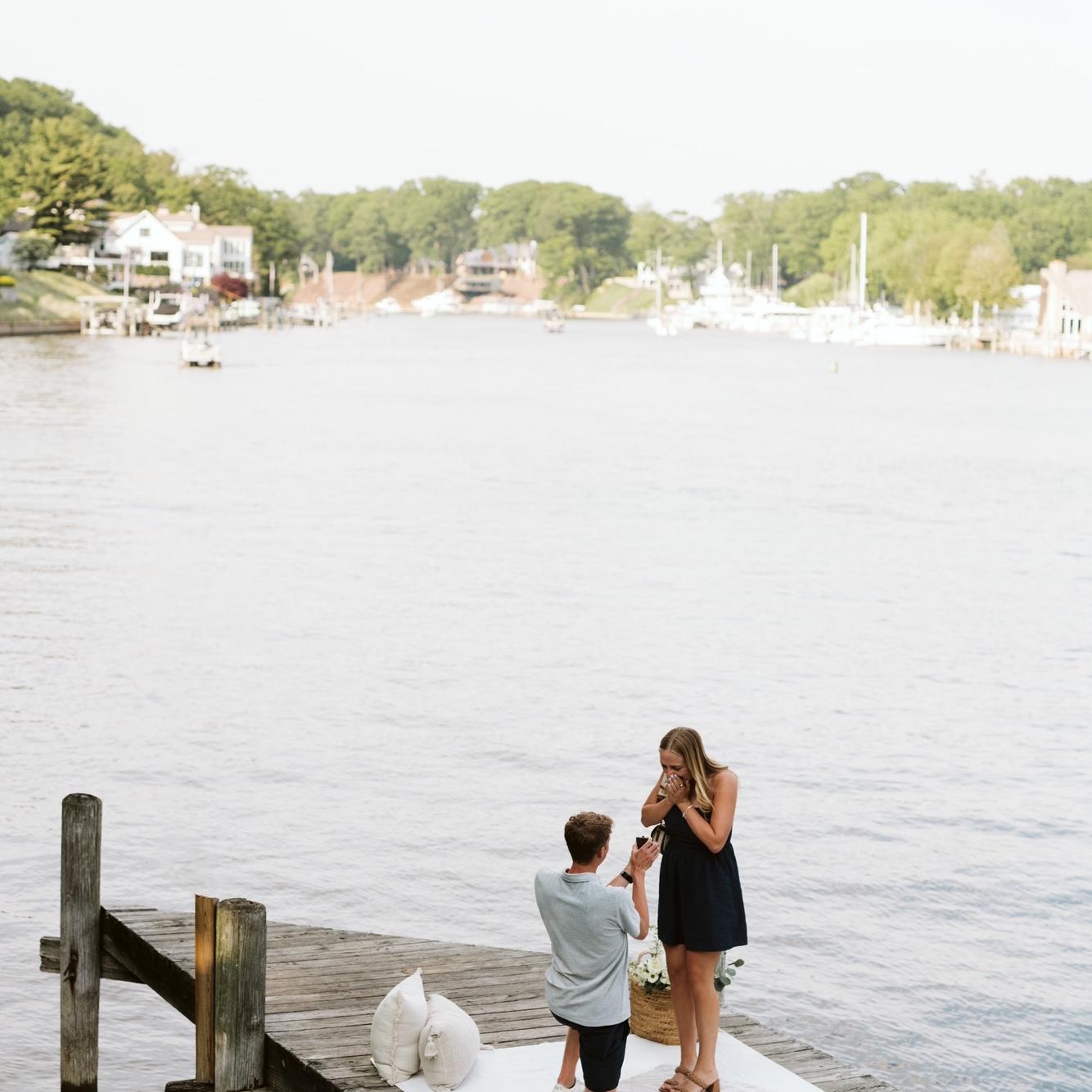 June 7, 2025 - Parker proposed!!! Best day ever!!! We celebrated with our family and friends after!!!