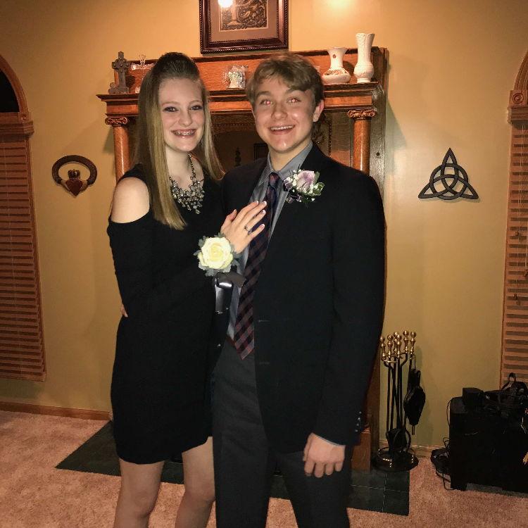 Our first high school dance - 2017