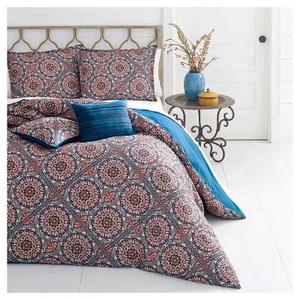 Red Sitka Suzani Comforter Set (King) - Azalea Skye