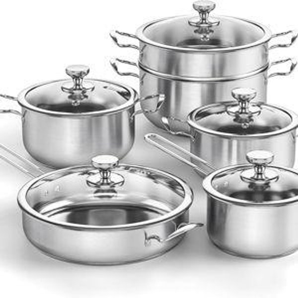 Stainless steel cookware set