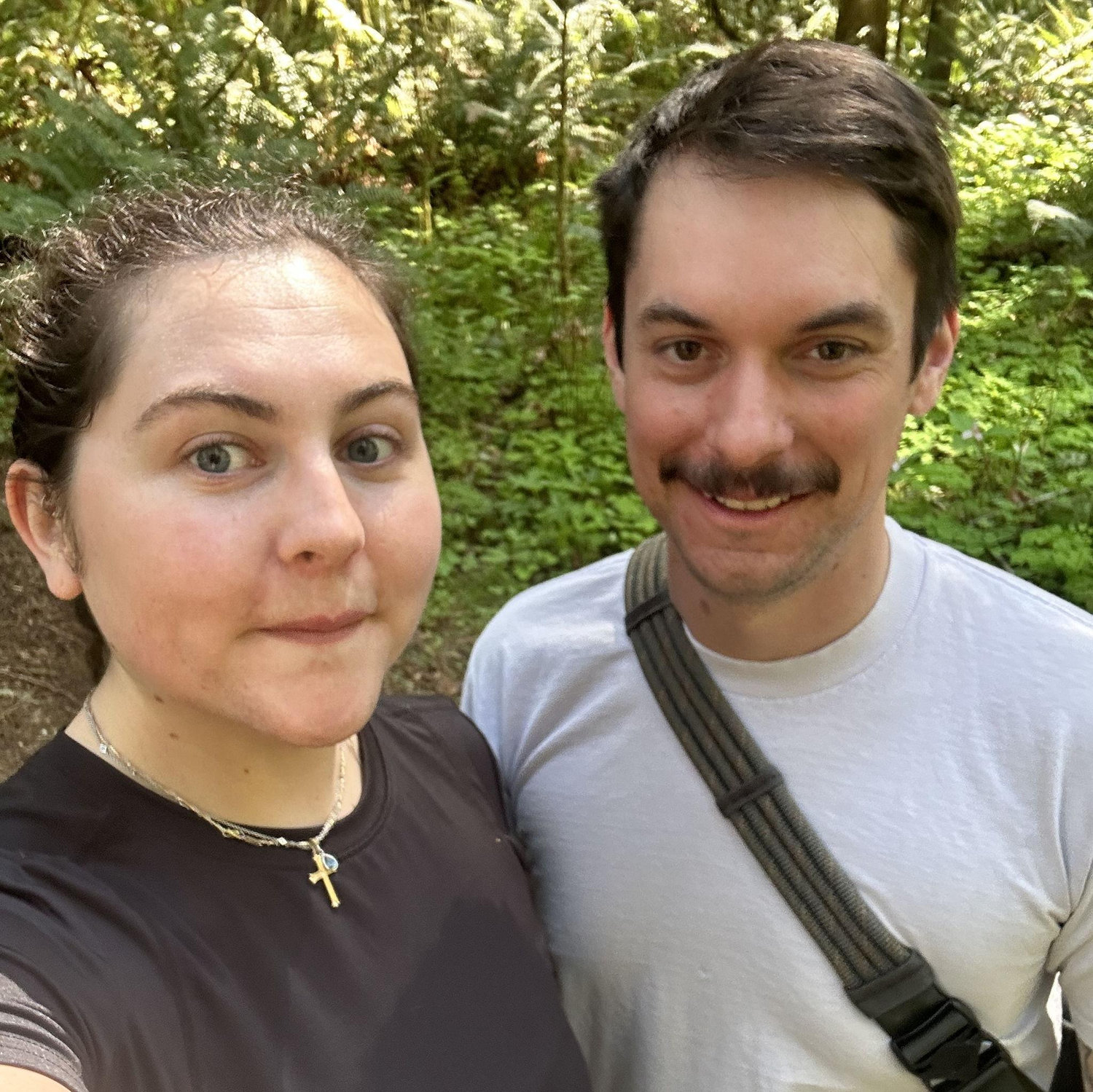 Hiking at a near by state park.
