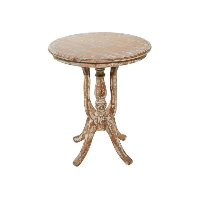 Chinese Fir Farmhouse Accent Table
