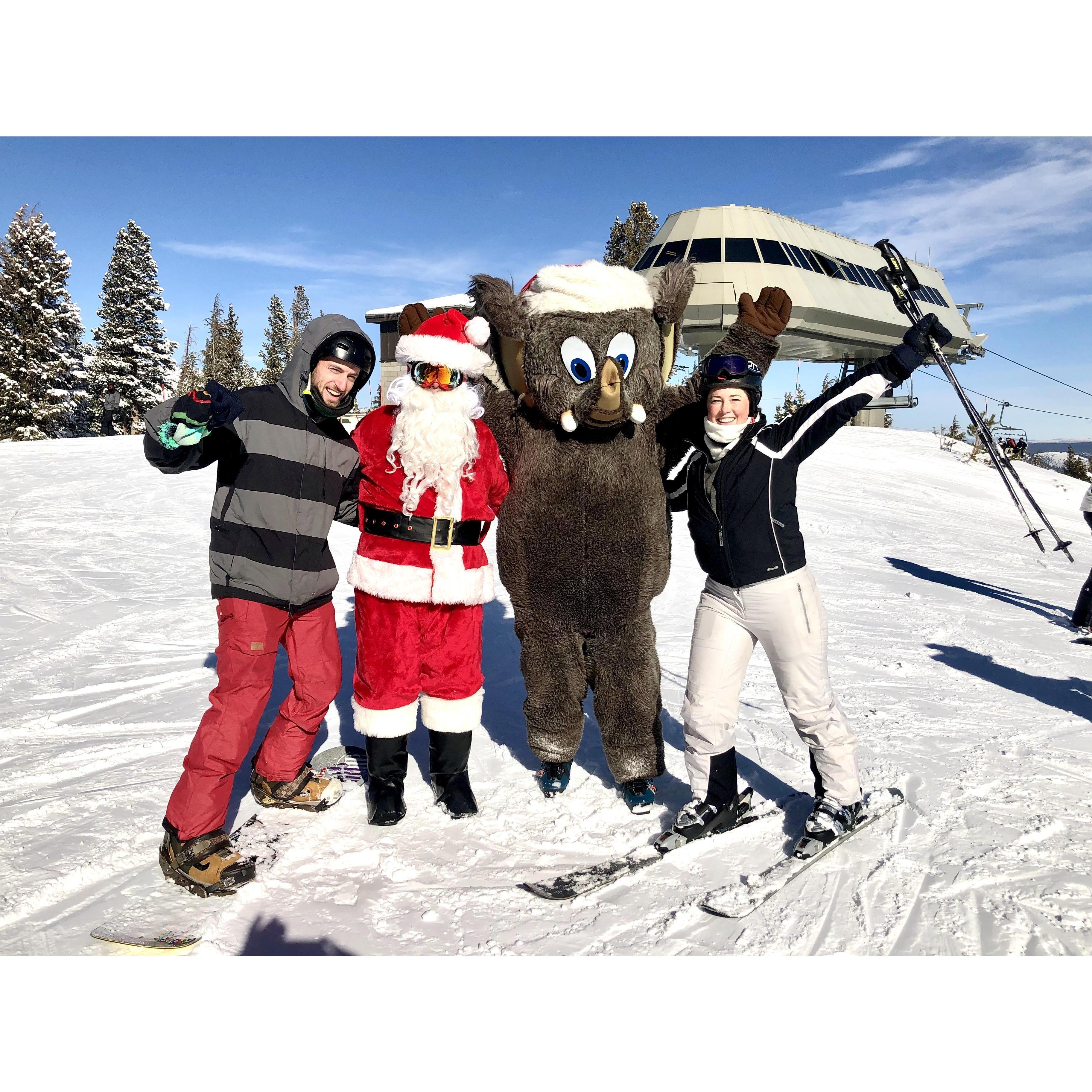 Skiing at Mammoth - one of our favorite activities!