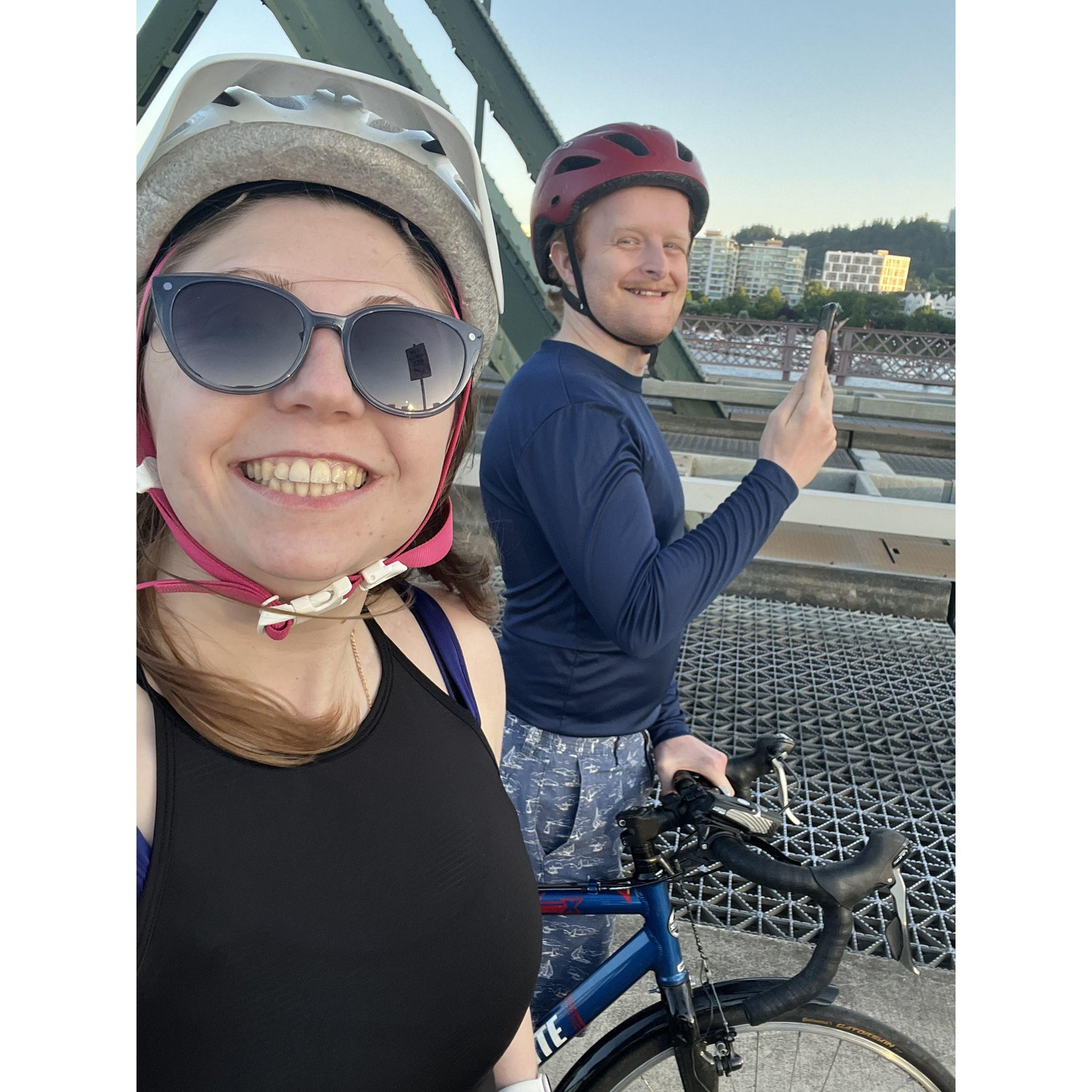 Our first big bike ride of the Summer.