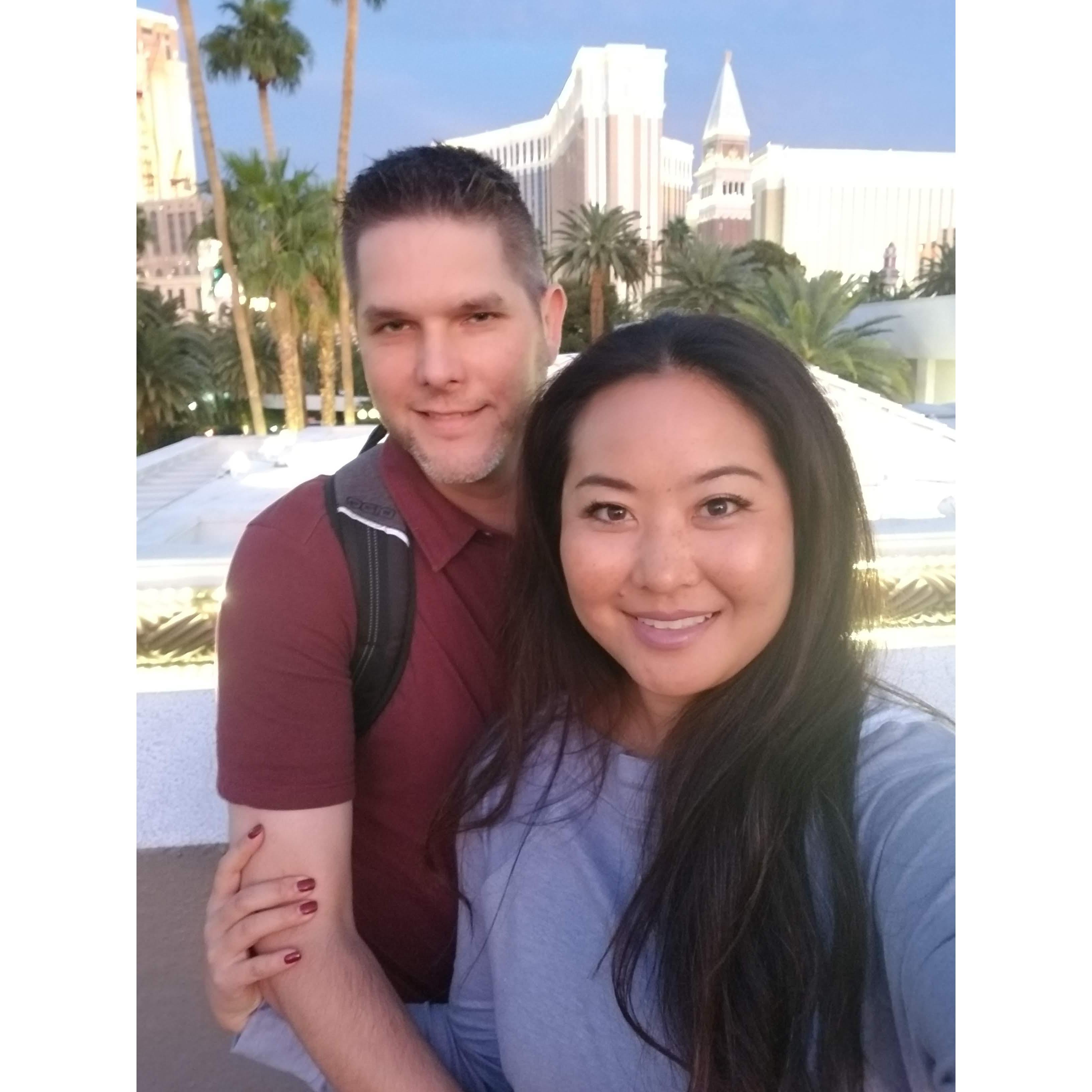 Meeting up in Vegas for Angela's Birthday