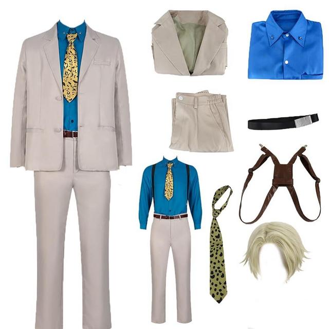 HUFEKA Nanami Kento Cosplay Costume Nanami Kento Suits Outfits With Wig