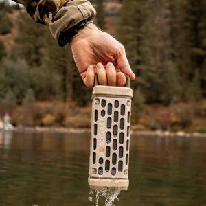 The Turtlebox Ranger: LOUD! Outdoor Waterproof Bluetooth Speaker (Color: Tan)
