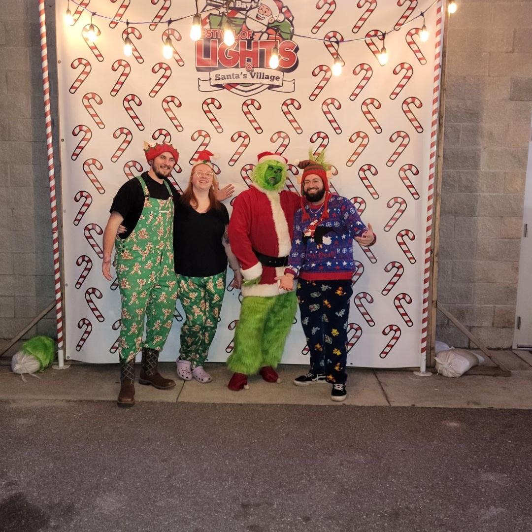 Ran into the Grinch while visiting in Florida for Christmas!