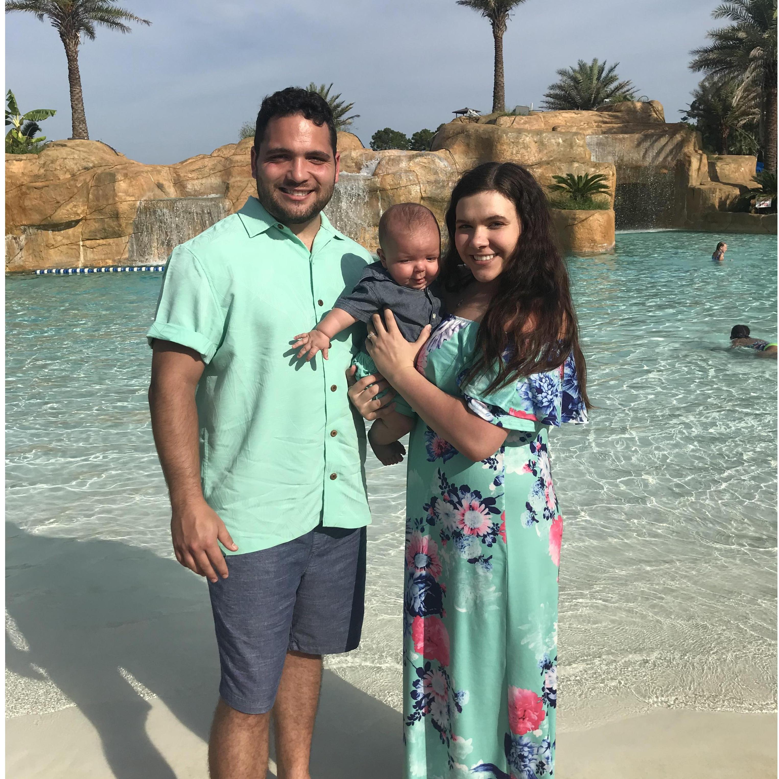 First family vacation as 3