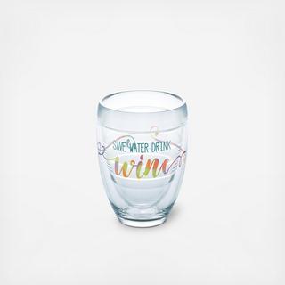 Save Water Stemless Wine Glass