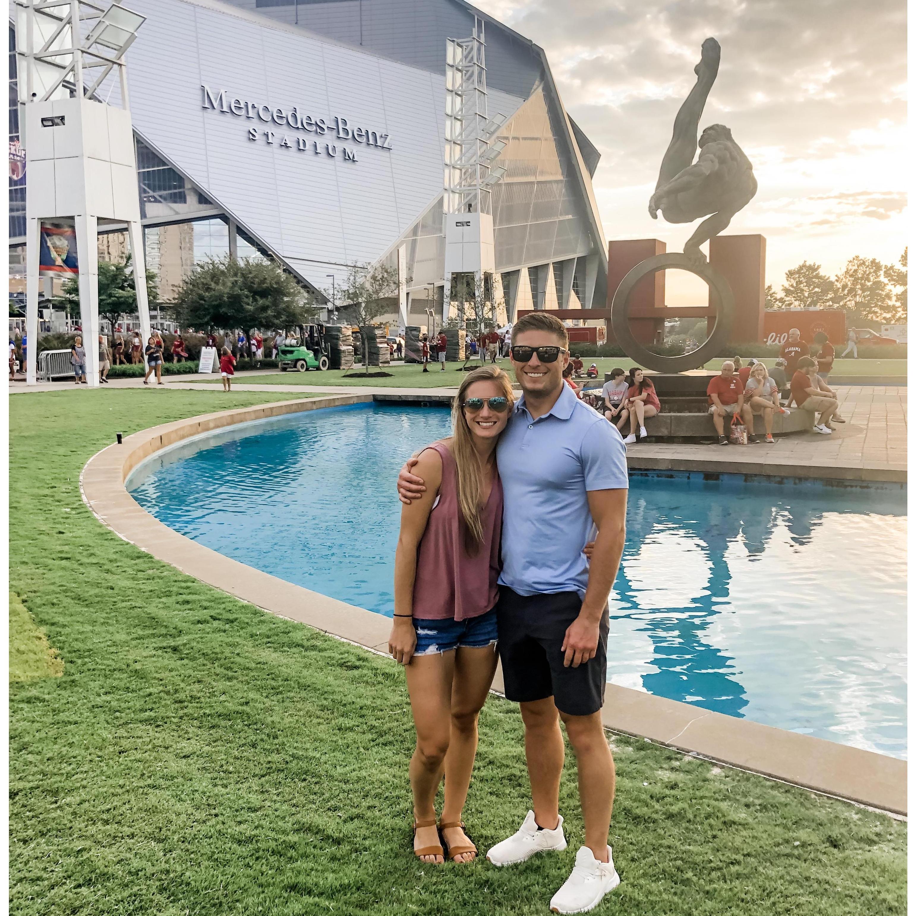 Now we are two Northerners living it up in Atlanta