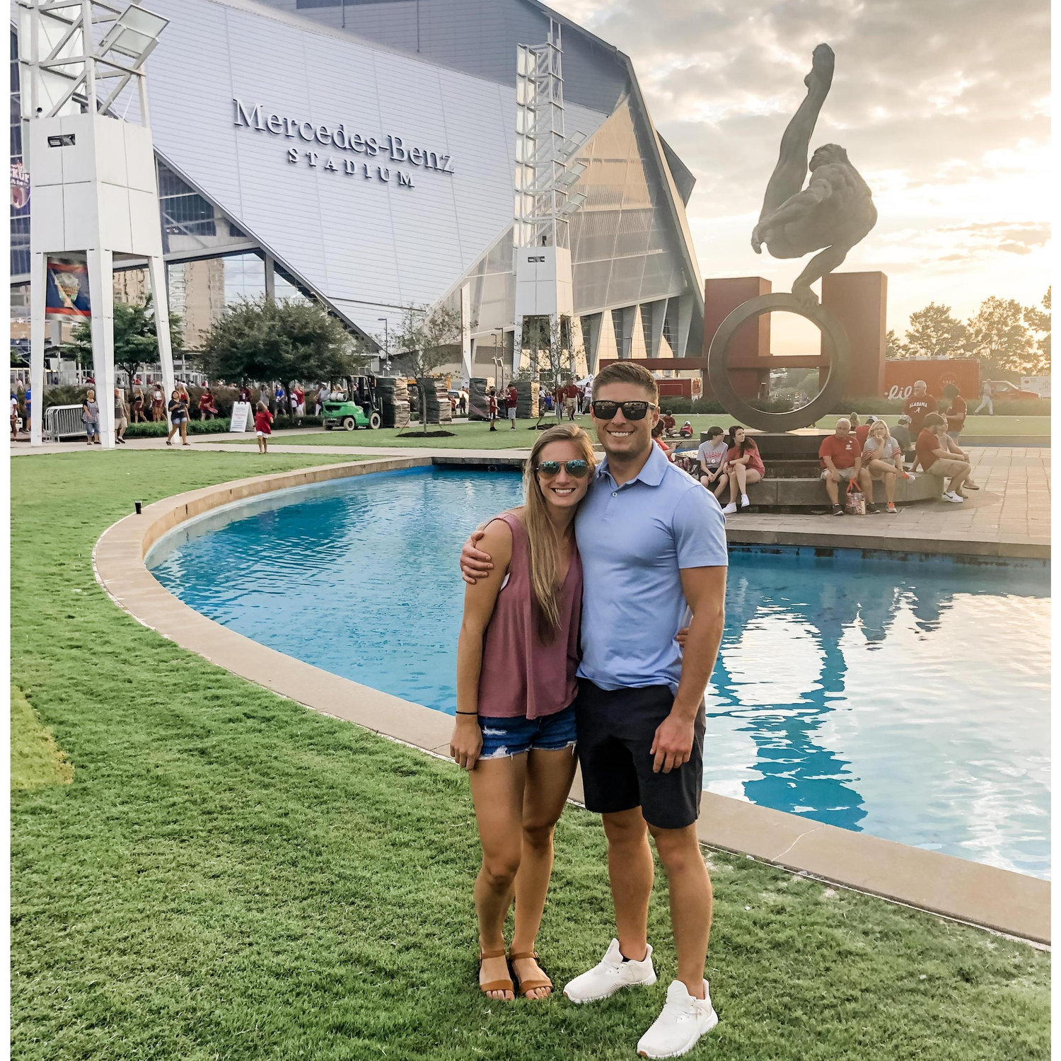 Now we are two Northerners living it up in Atlanta