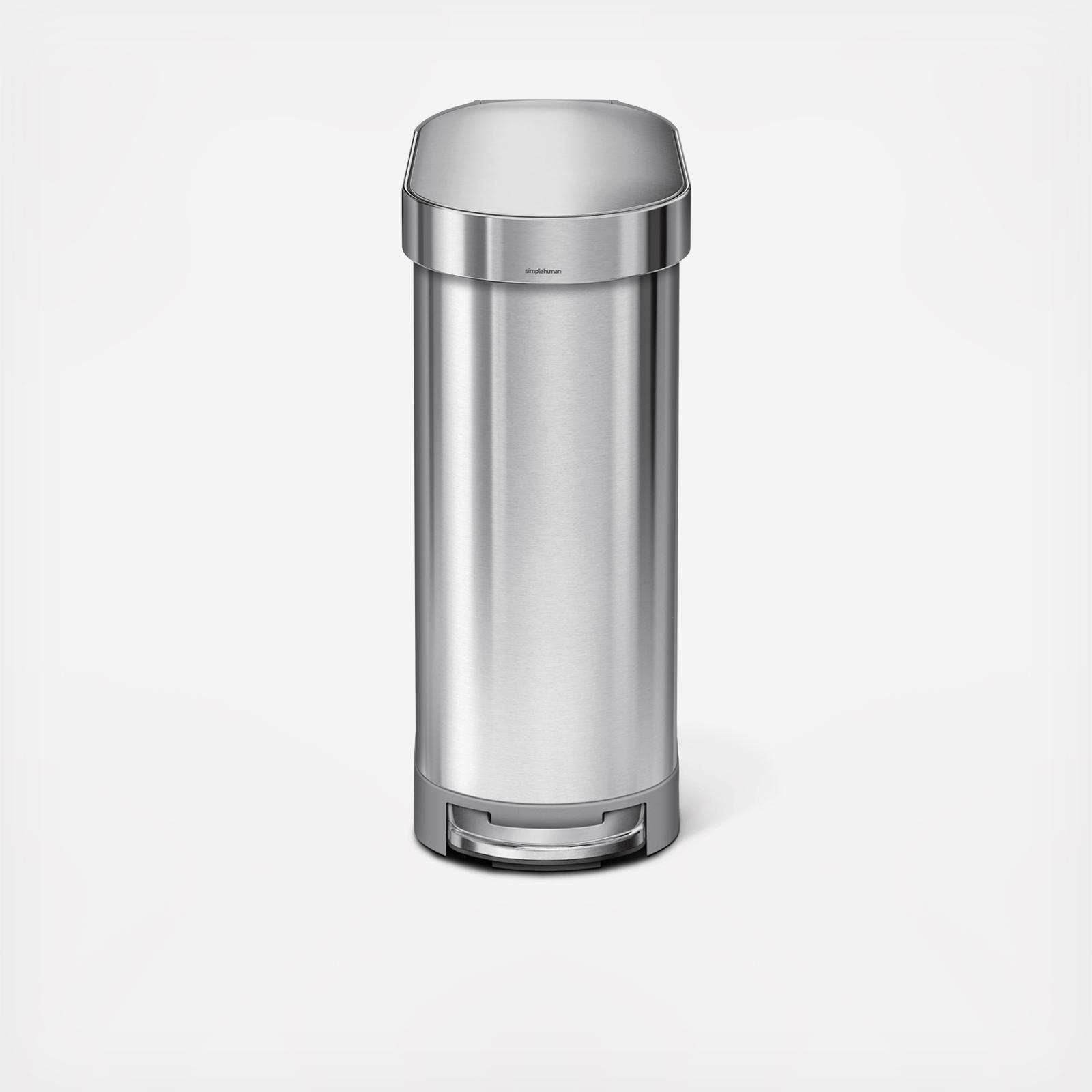 simplehuman, Slim Step Trash Can with Liner Rim | Zola