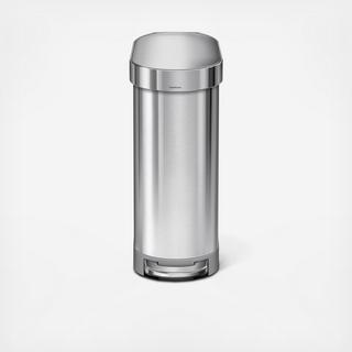 Slim Step Trash Can with Liner Rim