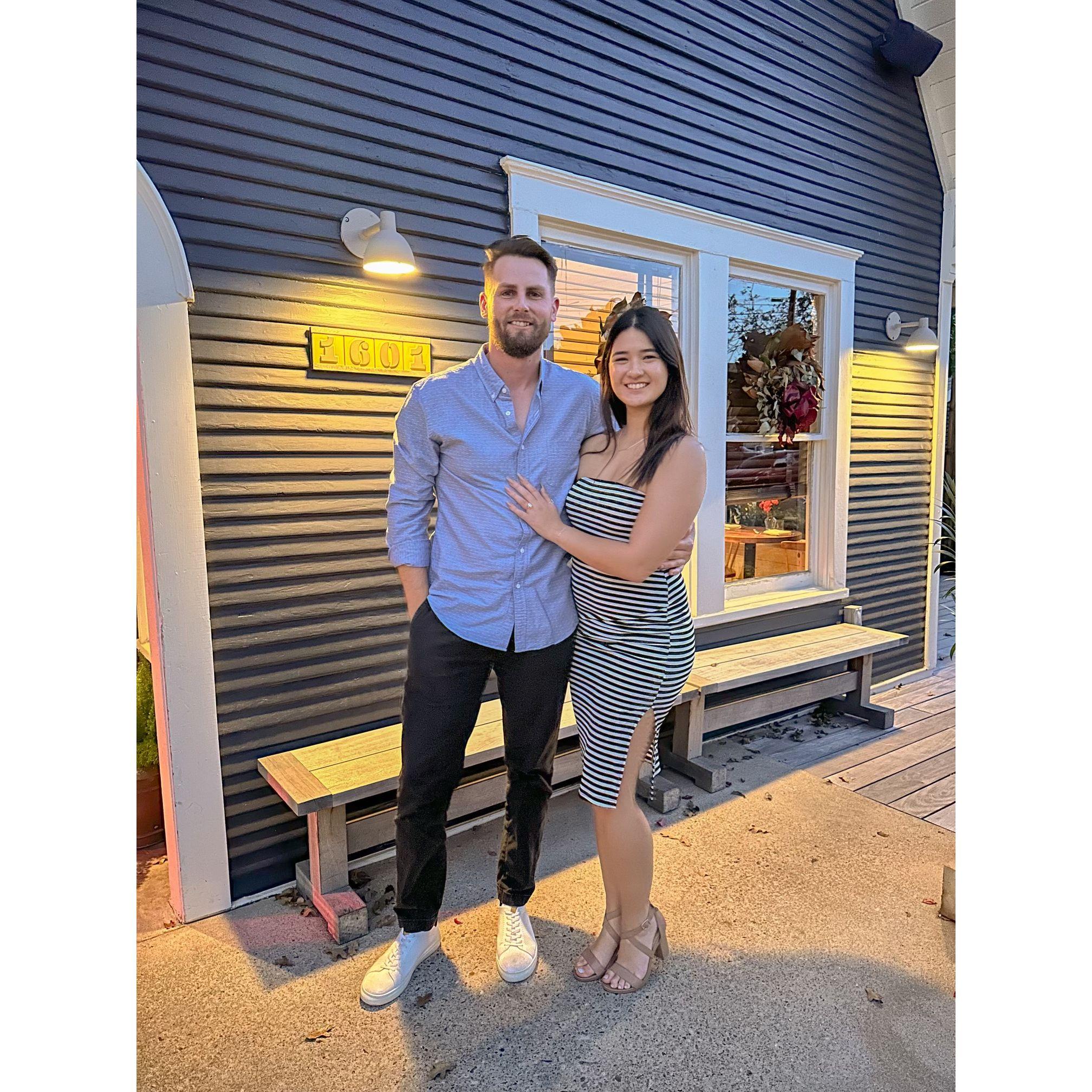 The day we became fiancés!