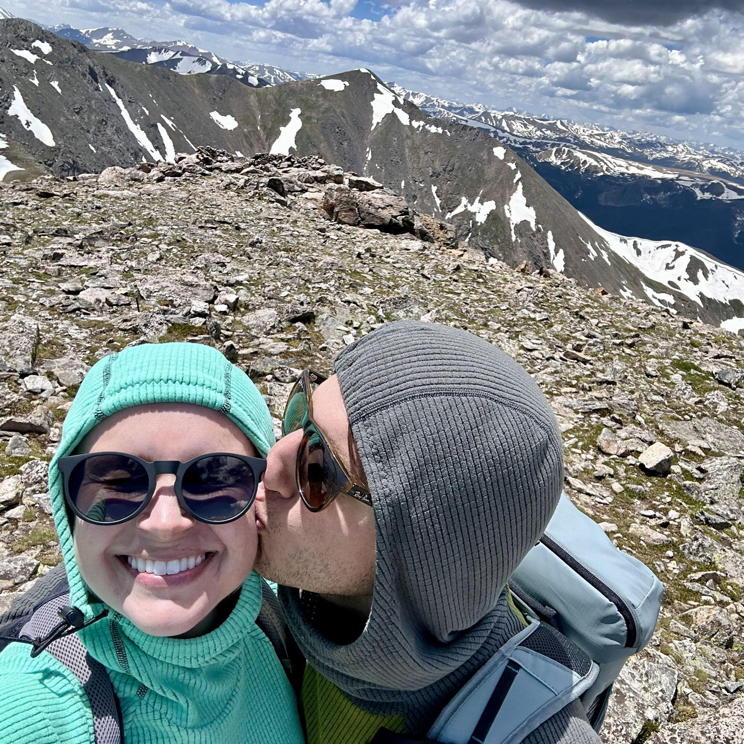 Hiking James Peak.