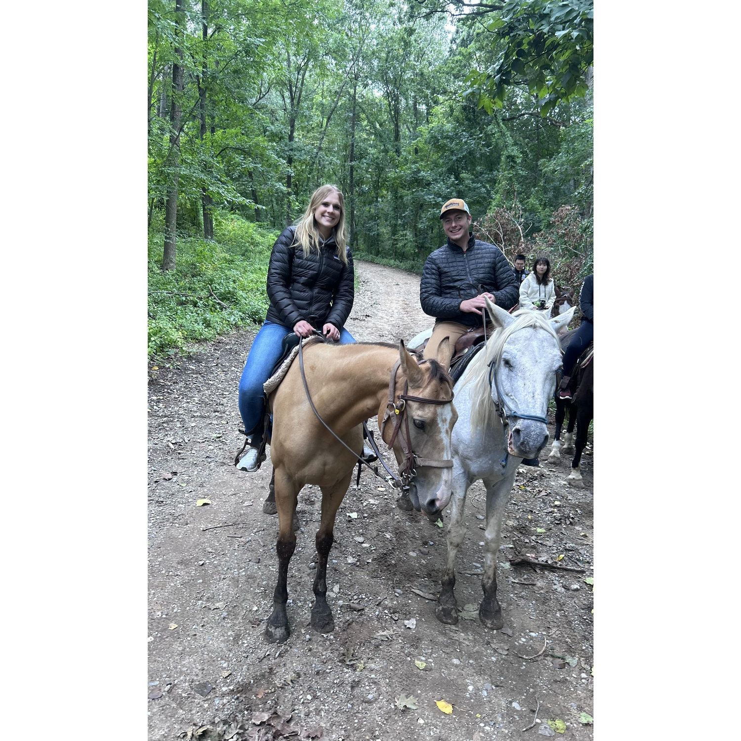 Kyle's first time horseback riding!