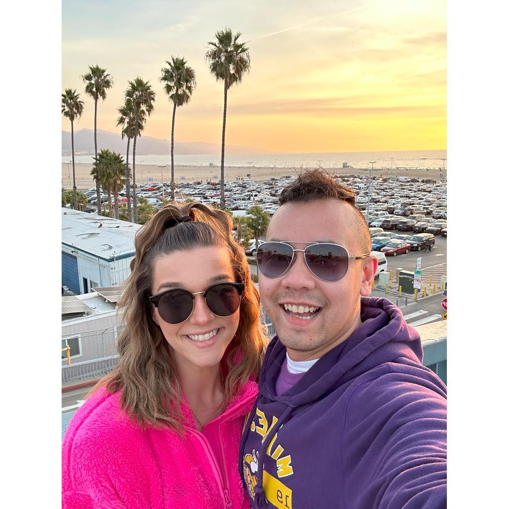 Soaking up the sun in LA in December 2023 :)