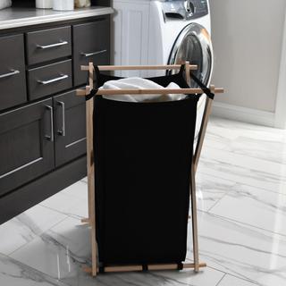 Folding X-Frame Laundry Hamper