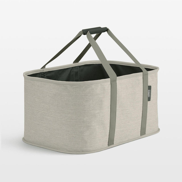 Joseph Joseph Hold-All 35L Collapsable Laundry Basket - Ecru