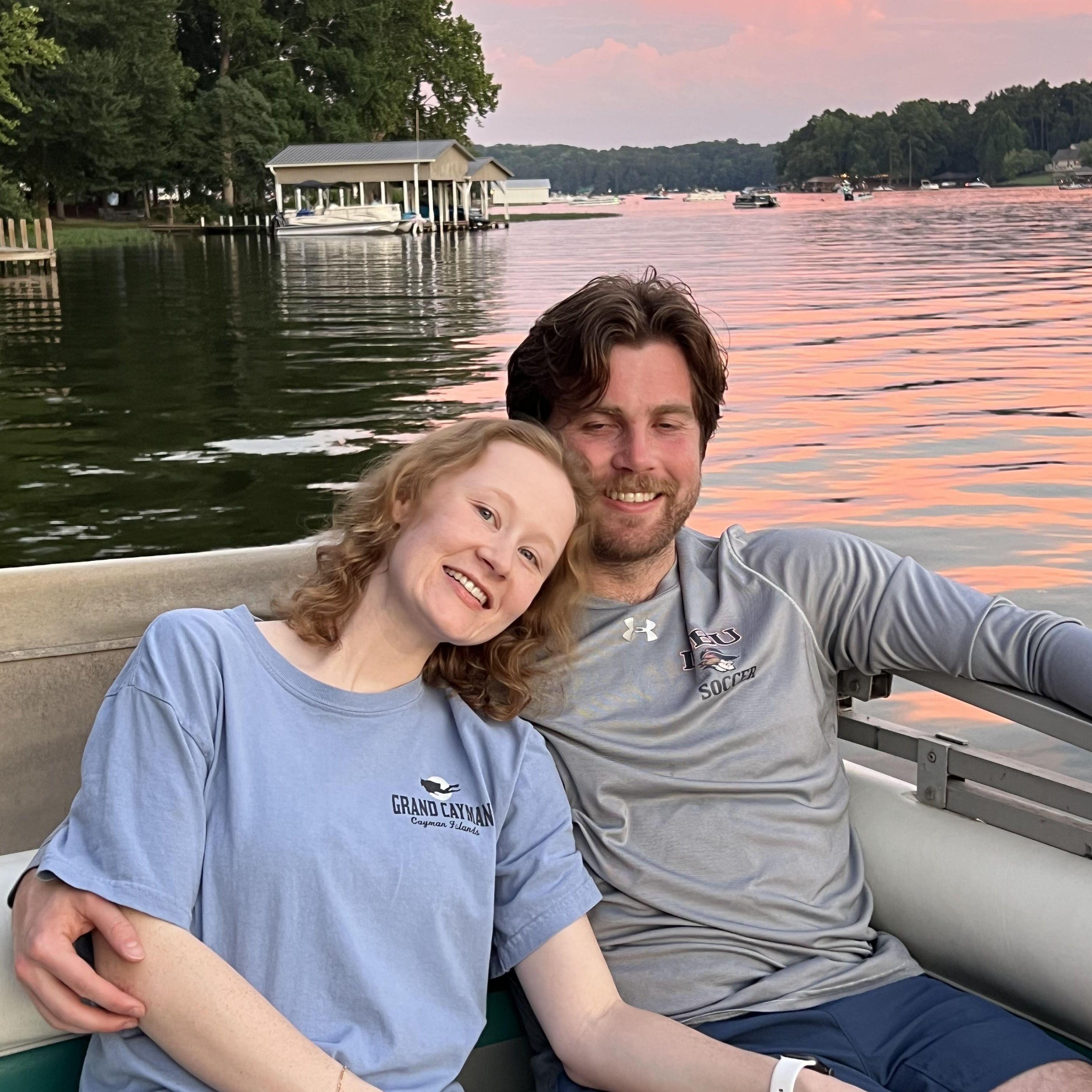 At the lake in North Carolina on the Fourth of July