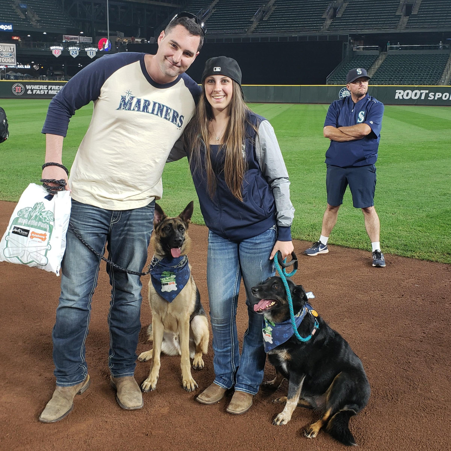 Bark at the Park at the Mariners Game