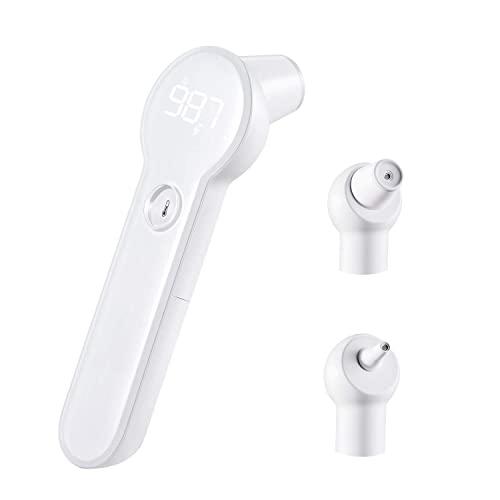 Purea Forehead Thermometer,Ear Thermometer,Infrared Thermometer for Adults and Kids,Digital Thermometer for Fever,Kid and Baby Thermometer,Instantly and accurately Read The Temperature