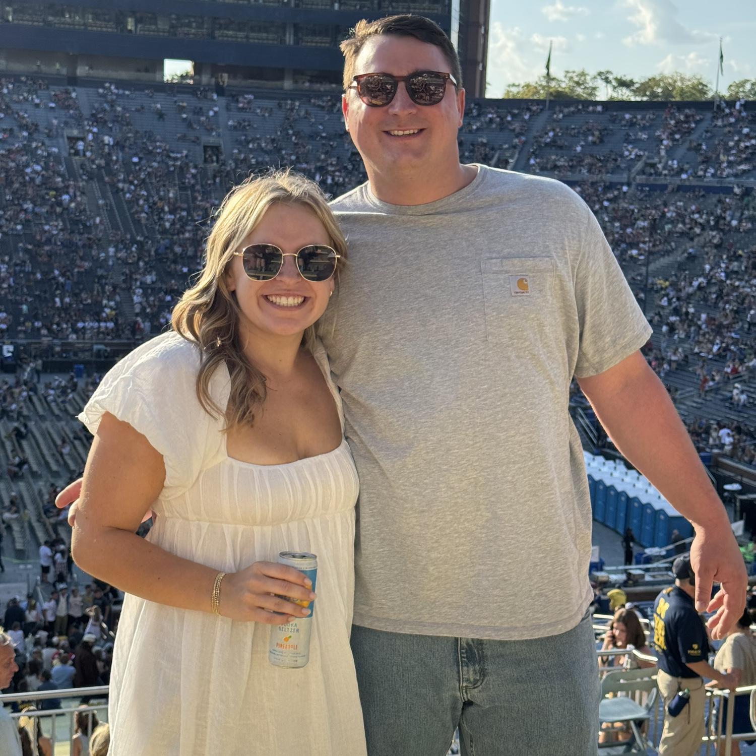 September 2025 | Flew up to The Big House to see Zach Bryan (yes again!)