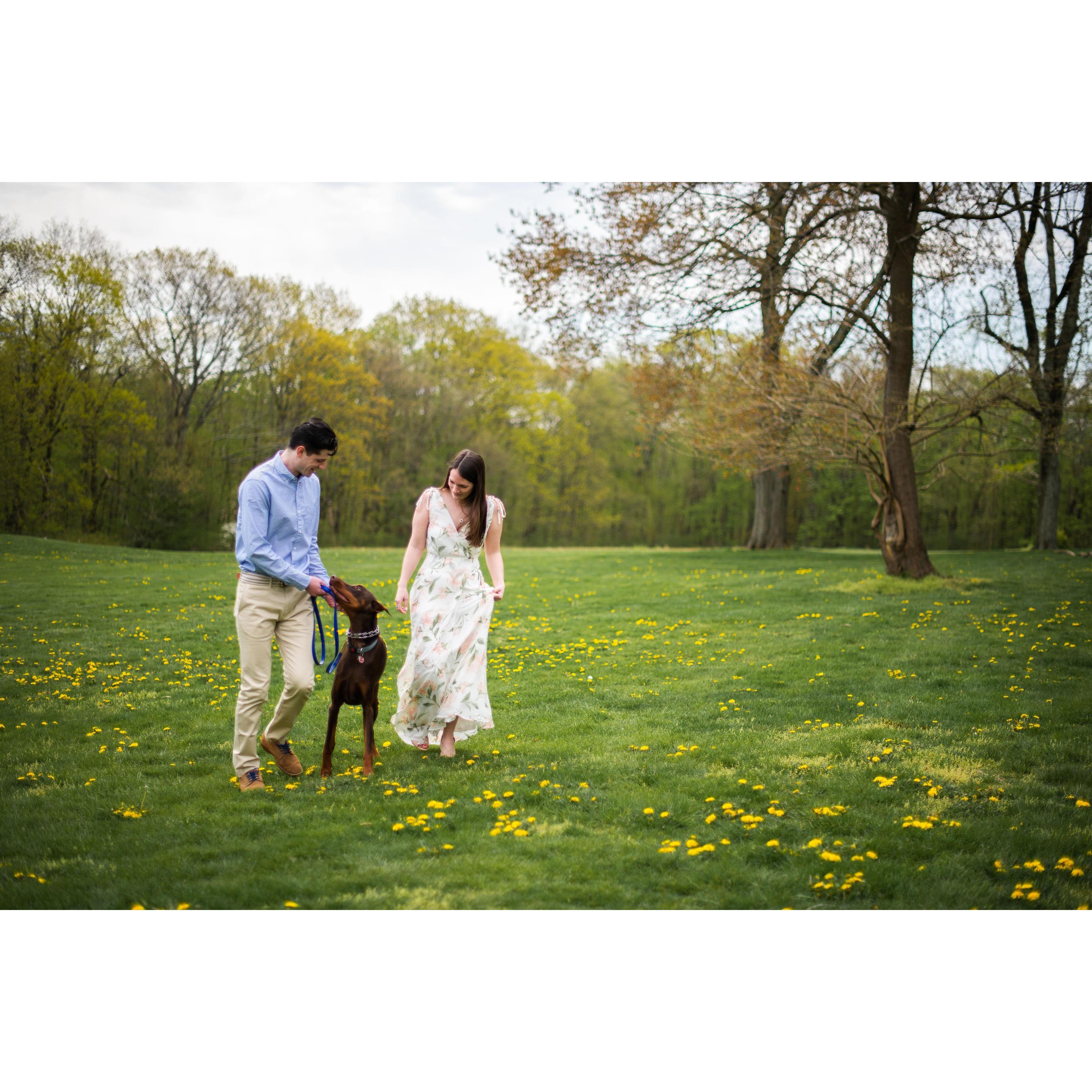 Our engagement shoot with Alexandra Blair Photography