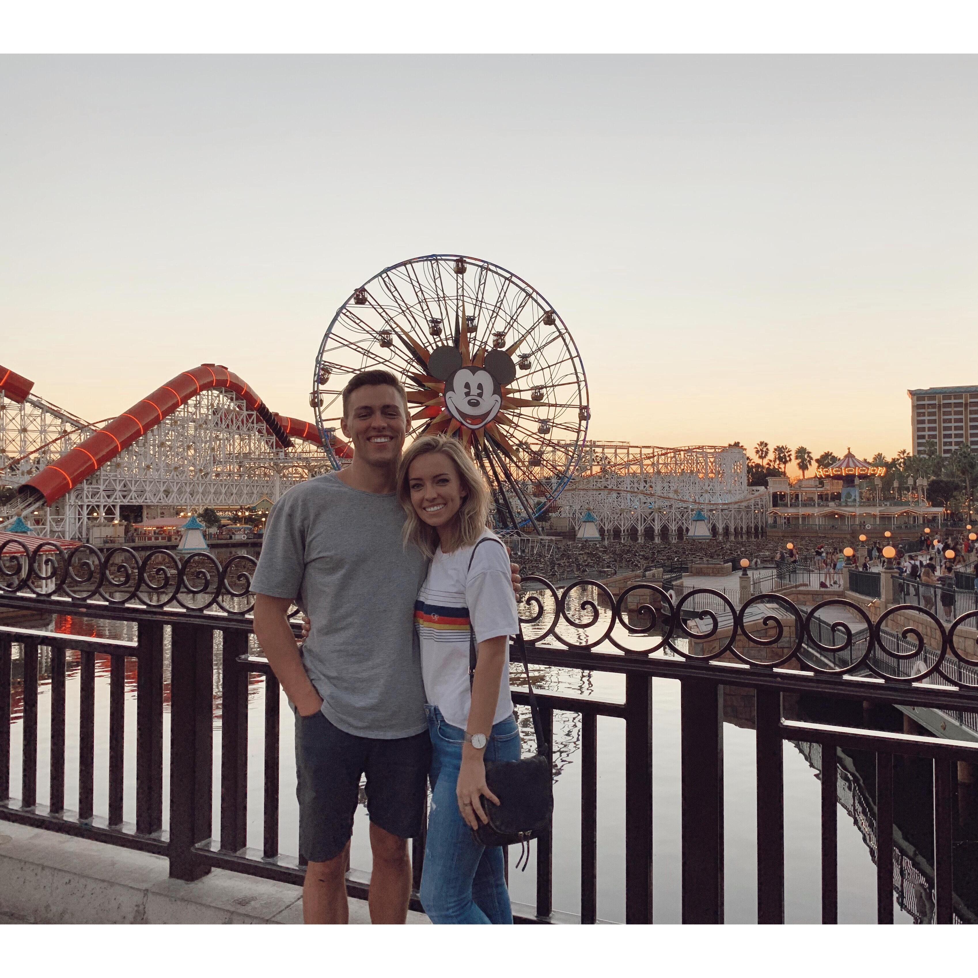 Went to Disneyland and met Chris's family for the first time!
