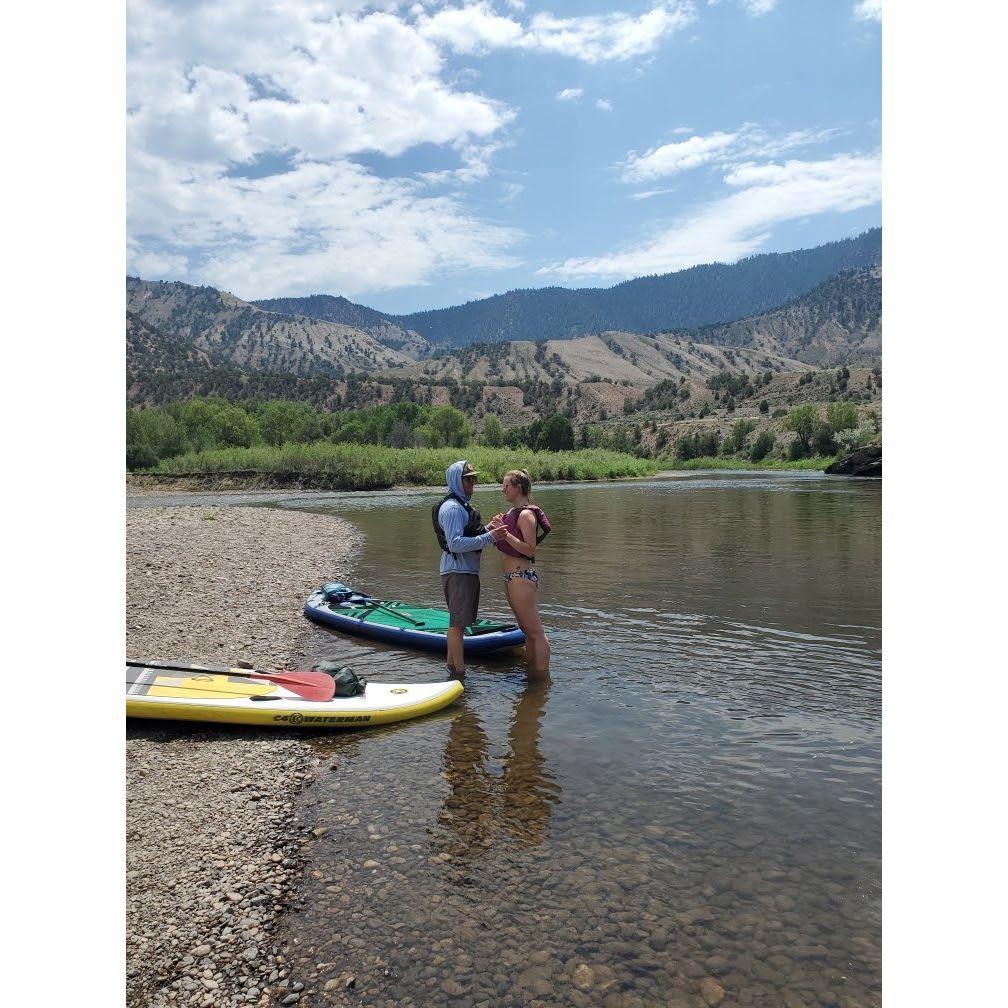 The river is our happy place.