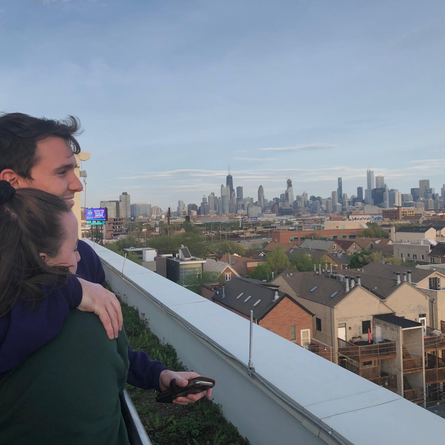 A nice look at the skyline of our future home while we were in Chicago apartment hunting 2021