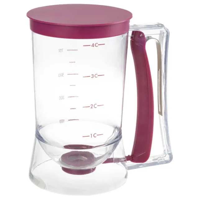 4-Cup Pancake Batter Dispenser, Purple