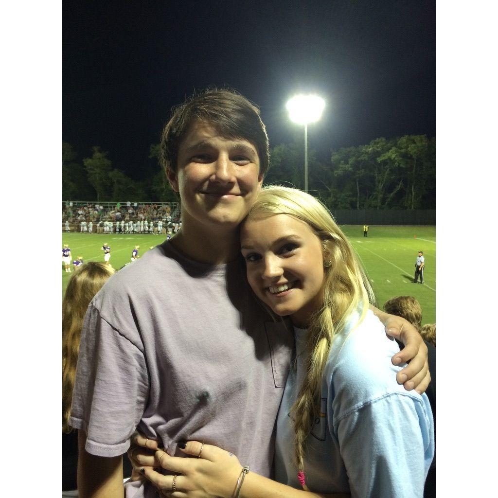 Our first photo together