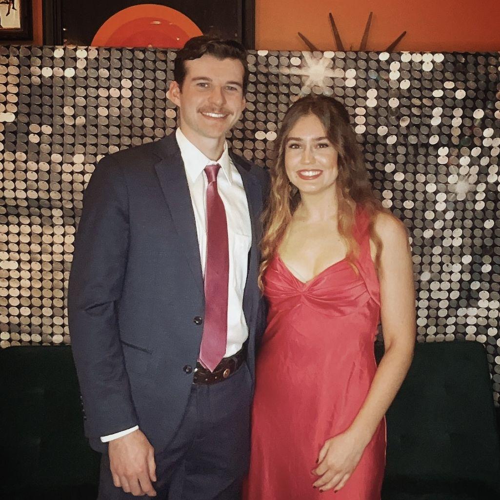 First sorority semi-formal together (this was our second date), March 2024