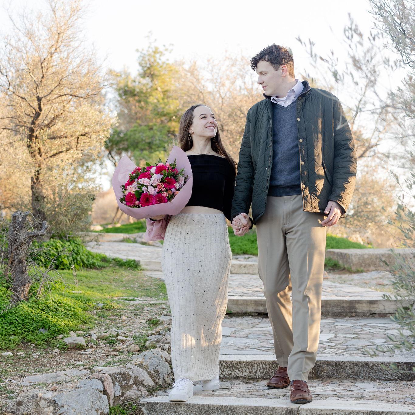 Photos from our engagement in Greece!