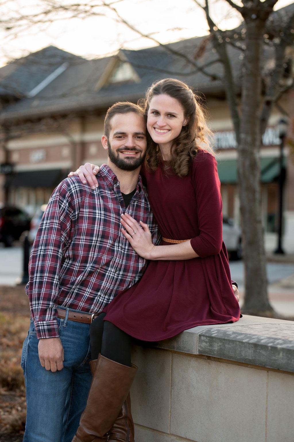 Engagement photos at the Lake Saint Louis Meadows (where we had our first date) done by Gigi Wagner Photography - November 20, 2021