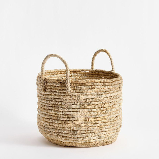 Coil Tote Basket, Small - Natural