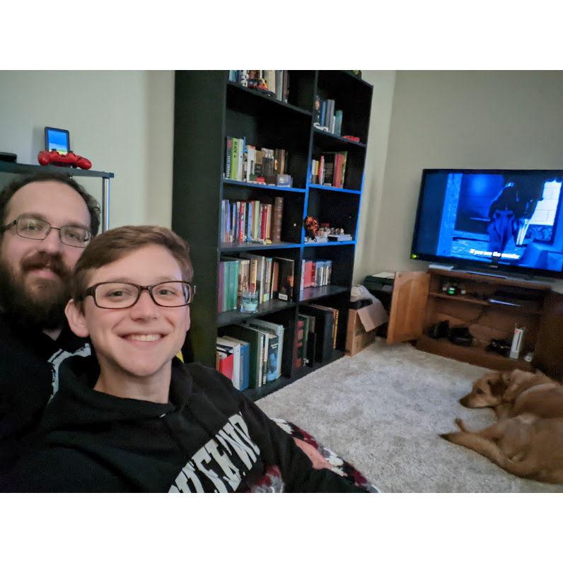 My first time watching Mama Mia.  She sang all the songs.