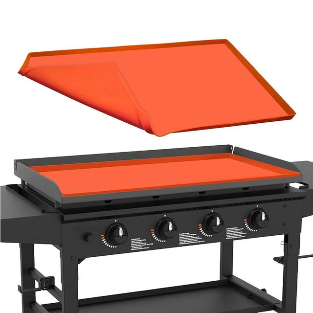 Silicone Blackstone Griddle Cover 36，Heavy Duty Food Grade Silicone Mat, Silicone Griddle Cover， All Season Griddle Top Protective for Grill Accessories