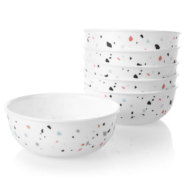 Corelle®Terrazzo Rosa 16-ounce Small Soup Bowl Set, 6-pk